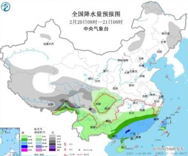 西南华南多低温阴雨天气 华南地区雨季
