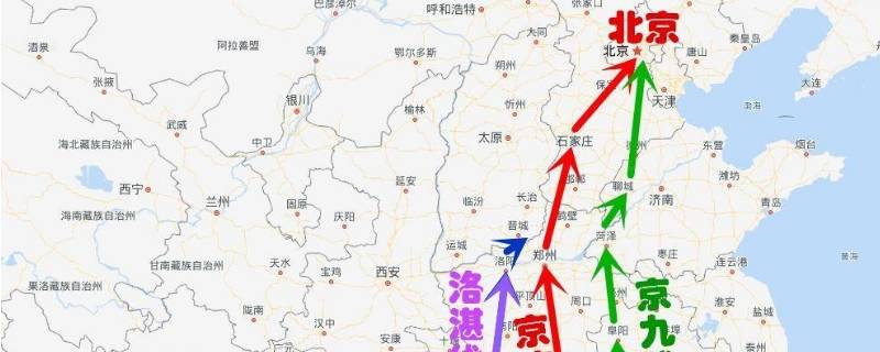 京广线和京九线对比 京广线和京九线对比我国铁路干线分布图