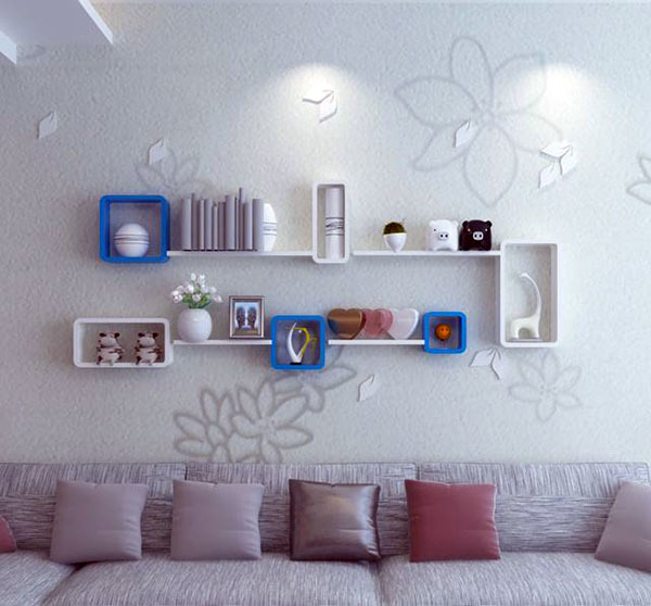 安装墙上置物架的原则介绍 墙面装饰有方法