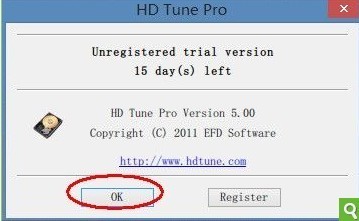 HD Tune硬盘检测软件如何使用